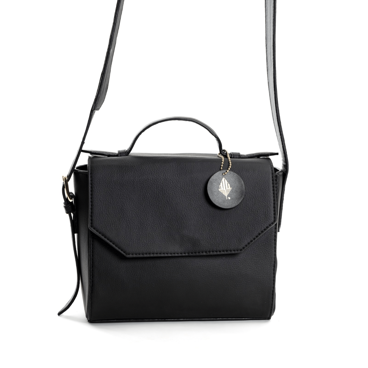 Asteria (Black) | Women's Bag made with Apple Leather | Verified Sustainable by Brown Living™
