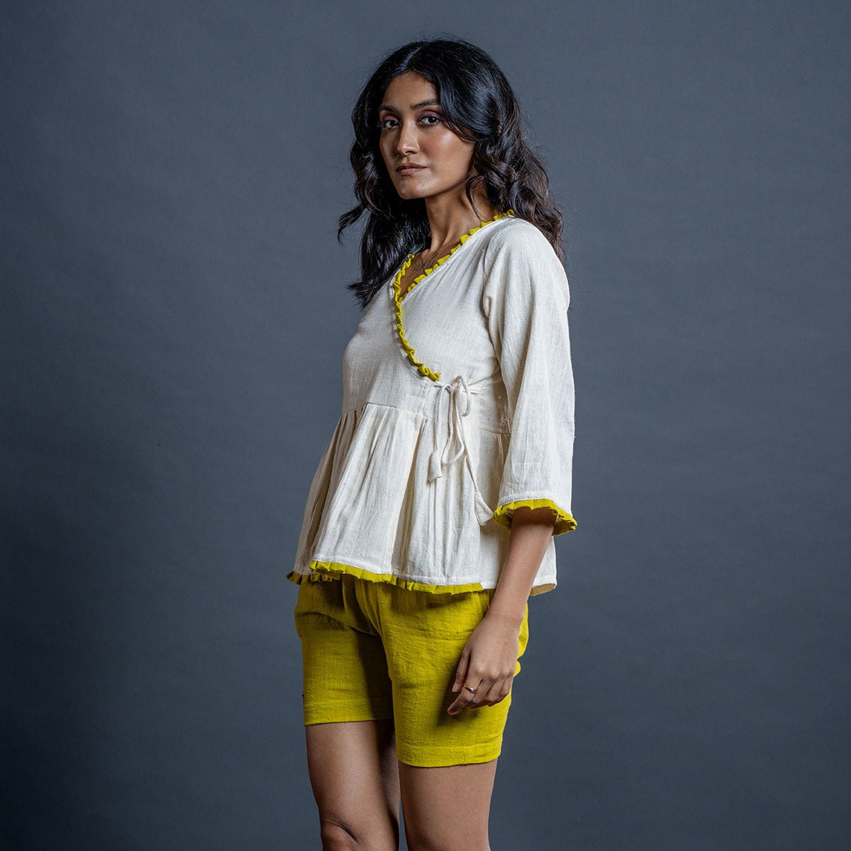 Astra Handwoven Kala Cotton Top | Verified Sustainable by Brown Living™
