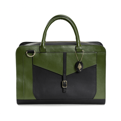 Atlas (Green and Black) – Womens Handbag on Brown Living™. SKU: LBGH 9001. Img 8.