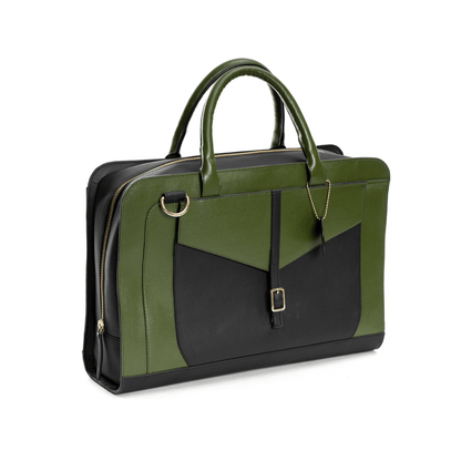Atlas (Green and Black) – Womens Handbag on Brown Living™. SKU: LBGH 9001. Img 6.