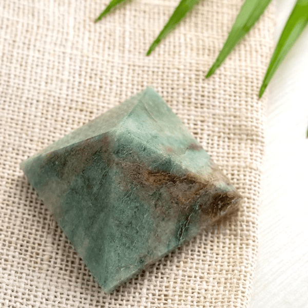 Aventurine prism for joy, fertility and abundance | Verified Sustainable by Brown Living™