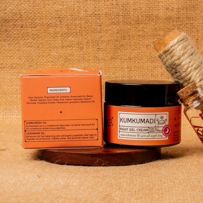 Ayurvedic Kumkumadi Gel Cream for Natural Glow | Verified Sustainable by Brown Living™