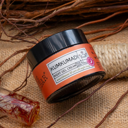 Ayurvedic Kumkumadi Gel Cream for Natural Glow | Verified Sustainable by Brown Living™