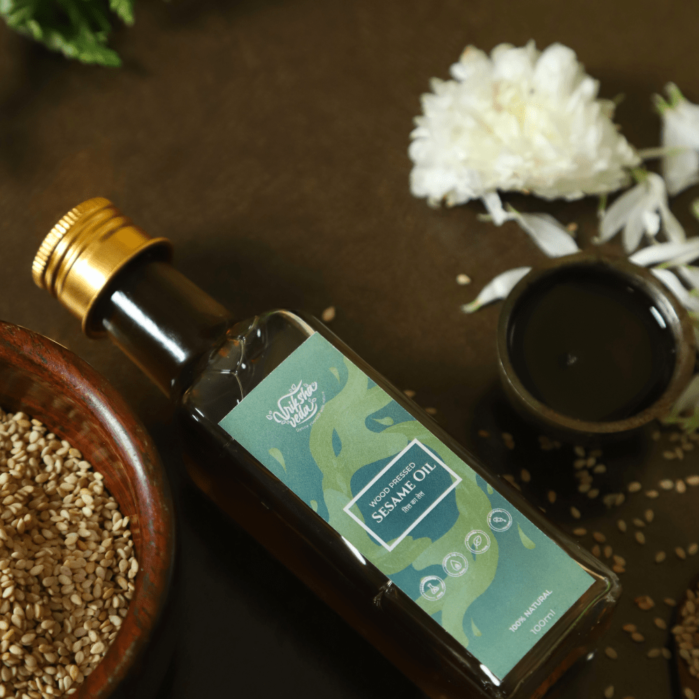 Ayurvedic Sesame Oil - The King of Oil - 100 ml | Verified Sustainable by Brown Living™