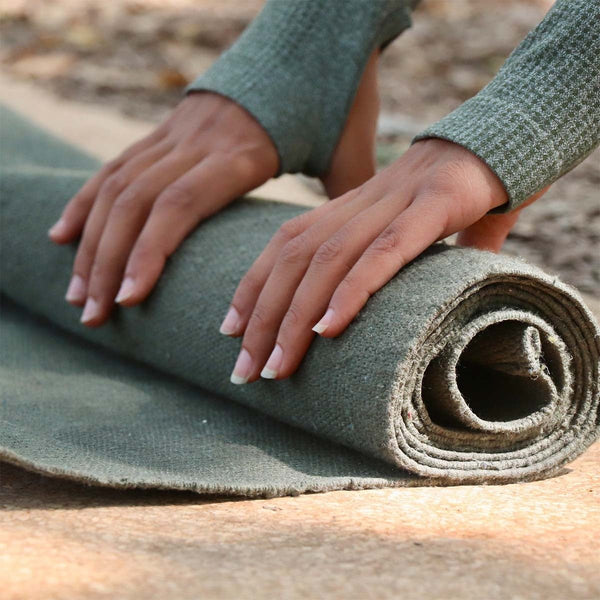 Ayurvedic Yoga Mat for Natural Wellness | Verified Sustainable by Brown Living™