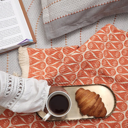 Back to Nature Earthy Orange Bed Set | Verified Sustainable by Brown Living™