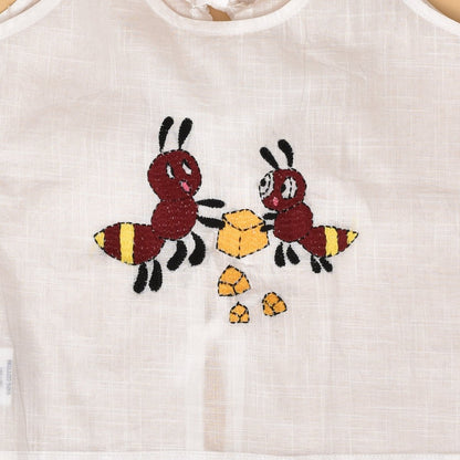 Backyard Buddies - Giraffe, Dino, Ant & Flamingo Back Open Pure Cotton Baby Jabla Set of 4 | Verified Sustainable by Brown Living™