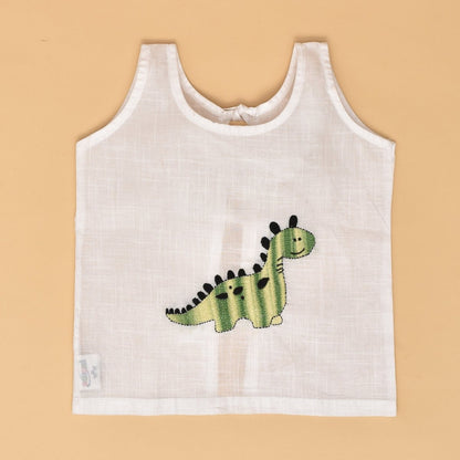 Backyard Buddies - Giraffe, Dino, Ant & Flamingo Back Open Pure Cotton Baby Jabla Set of 4 | Verified Sustainable by Brown Living™