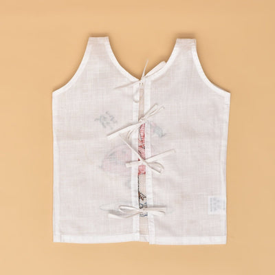 Backyard Buddies - Giraffe, Dino, Ant & Flamingo Back Open Pure Cotton Baby Jabla Set of 4 – Kids Shirts on Brown Living™. SKU: STRCOTWHIBOJAB08 - GDAF - S. Img 7.