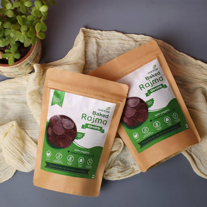 Baked Rajma Chips 150 g + 50 g Free – Healthy Snacks by GuiltChip available on Brown Living™. 150 g . SKU: 026 - 00806 - VRO - 20007 - BRC. Img 6.