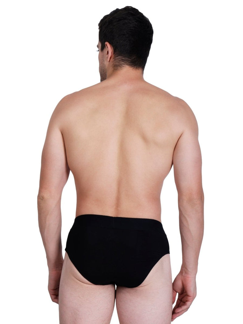 Bamboo Fabric Men's Underwear Super Comfortable | Black | Verified Sustainable by Brown Living™