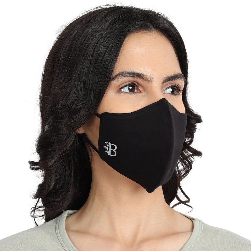 Bamboo Fabric Women's Face Mask - Pack of 2 | Verified Sustainable by Brown Living™