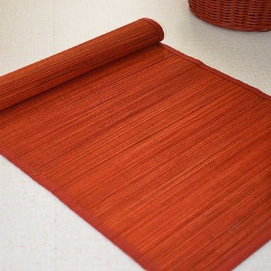 Bamboo Plain Table Runner – Table Linens on Brown Living™. SKU: BAPRUN030C. Img 4.