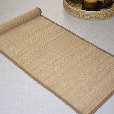 Bamboo Plain Table Runner – Table Linens on Brown Living™. SKU: BAPRUN030H. Img 1.