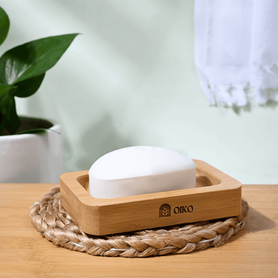 Bamboo Soap Holder: Sustainable Style for Everyday Use – Bath Accessories on Brown Living™. SKU: BA/SO/P1. Img 1.