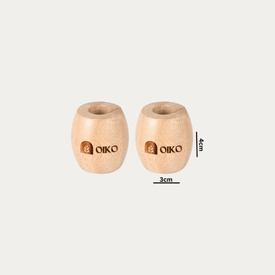 Bamboo Versatile Holder | Elegant Storage for Toothbrush & Pen Pack of 2 – Organizers on Brown Living™. SKU: BA/ST/P2. Img 2.