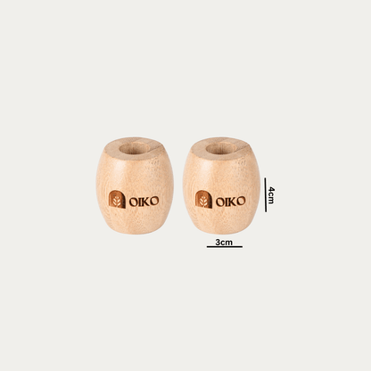 Bamboo Versatile Holder | Elegant Storage for Toothbrush & Pen Pack of 2 | Verified Sustainable by Brown Living™
