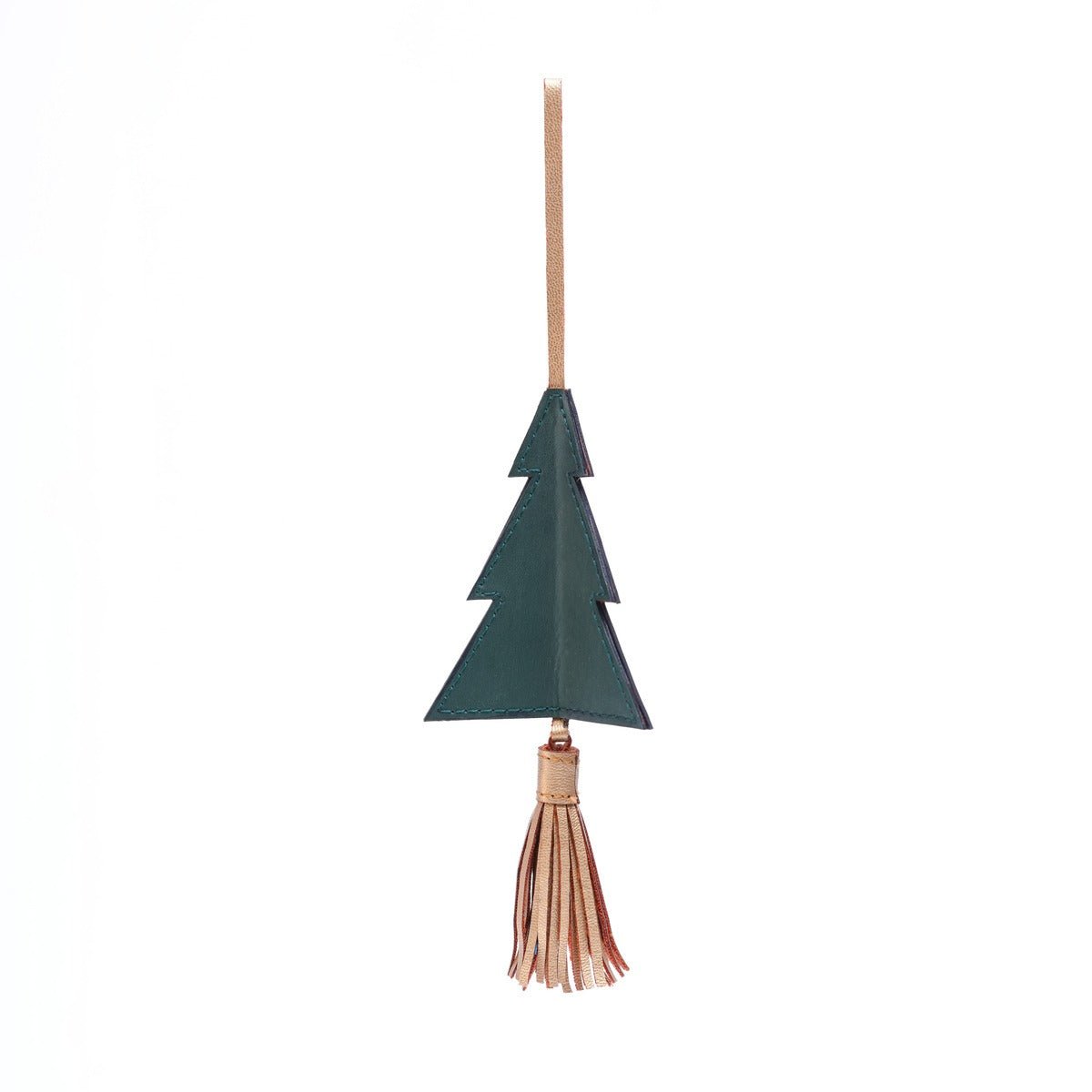 Banana Leather Festive Decor Handcrafted Christmas Tree (Green) – Decor & Artefacts on Brown Living™. SKU: XMGH1008. Img 2.