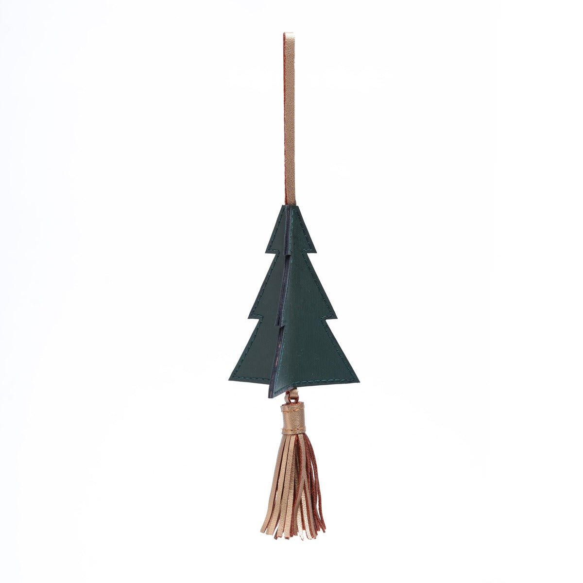 Banana Leather Festive Decor Handcrafted Christmas Tree (Green) – Decor & Artefacts on Brown Living™. SKU: XMGH1008. Img 3.