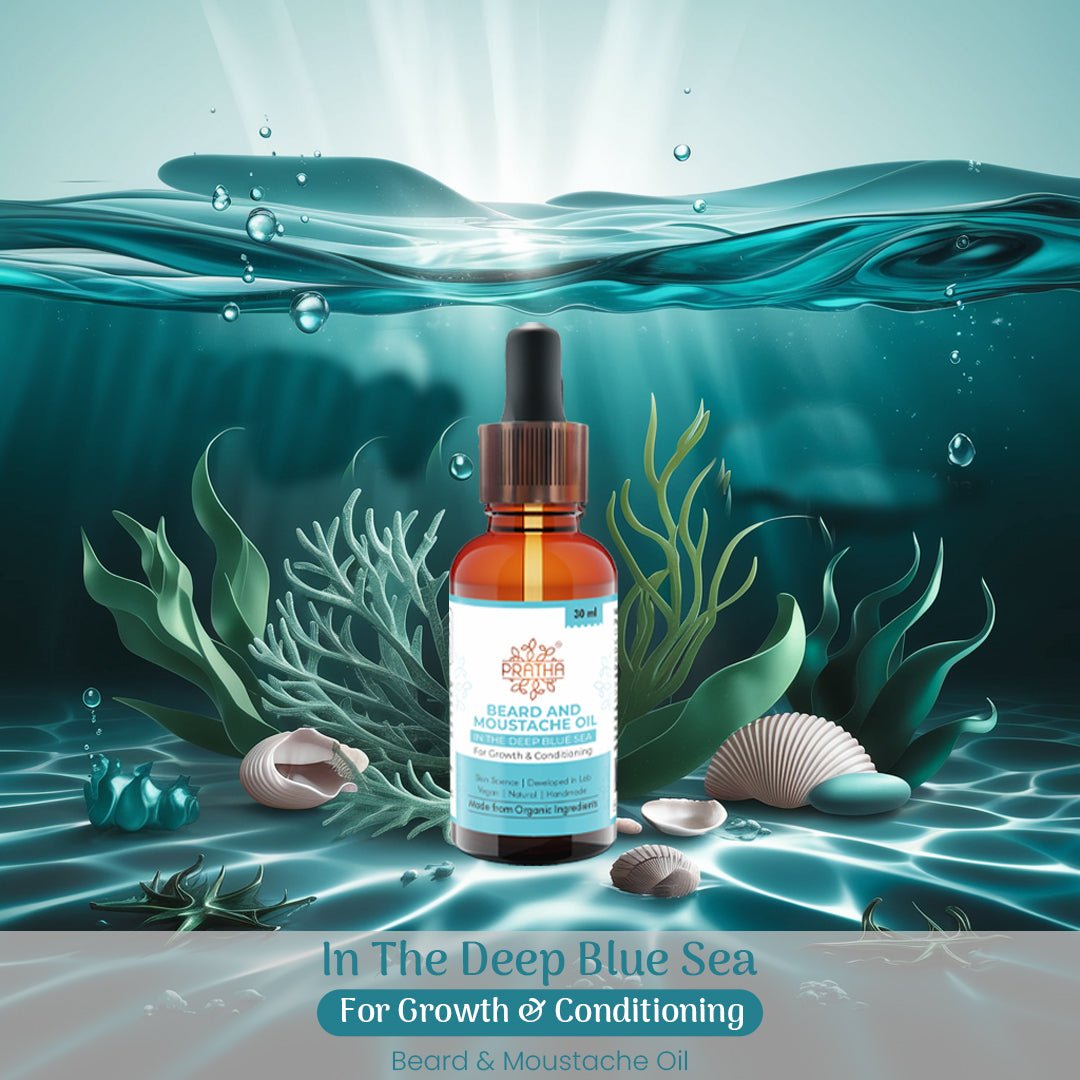 Beard & Mustache Oil | In the Deep Blue Sea | Verified Sustainable by Brown Living™