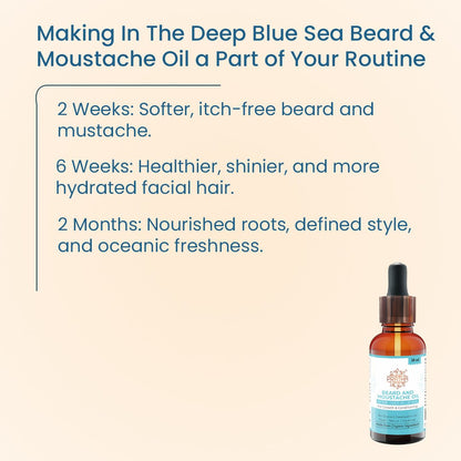 Beard & Mustache Oil | In the Deep Blue Sea | Verified Sustainable by Brown Living™