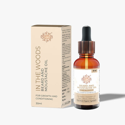 Beard & mustache Oil | In the Woods – Beard Oil on Brown Living™. SKU: pnhpl - boil - 001. Img 2.