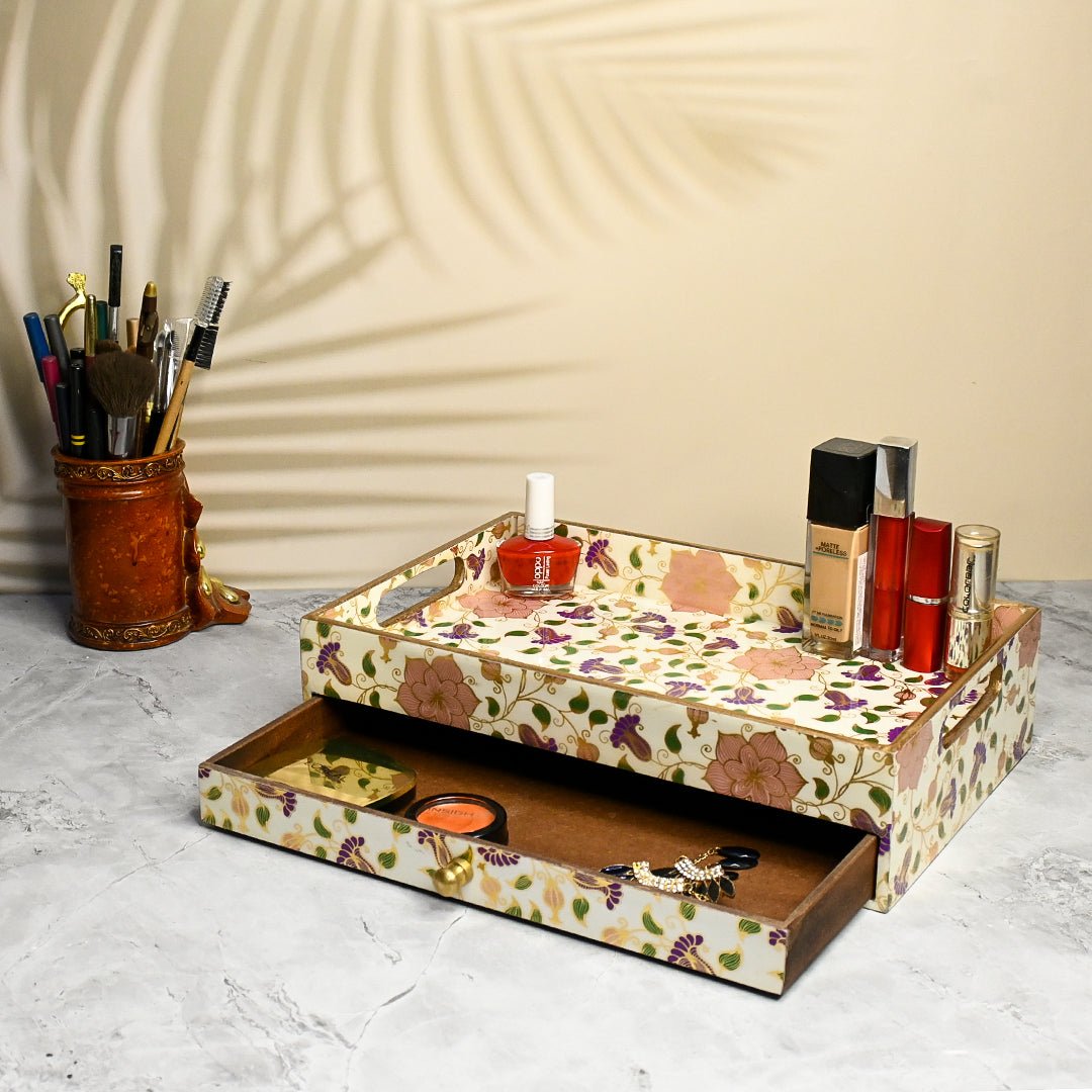 Beautiful Floral Drawer Box | Verified Sustainable by Brown Living™