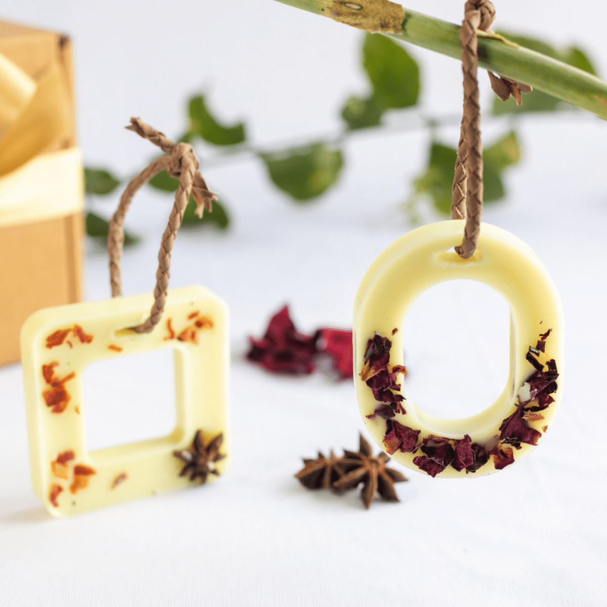 Beeswax Fragrance Bars for Lasting Aroma - Set of 2 | Verified Sustainable by Brown Living™