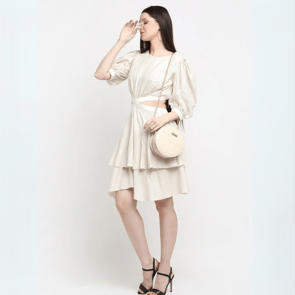 Belinda Dress Ivory – Classic White Midi Dress for Any Occasion | Verified Sustainable by Brown Living™