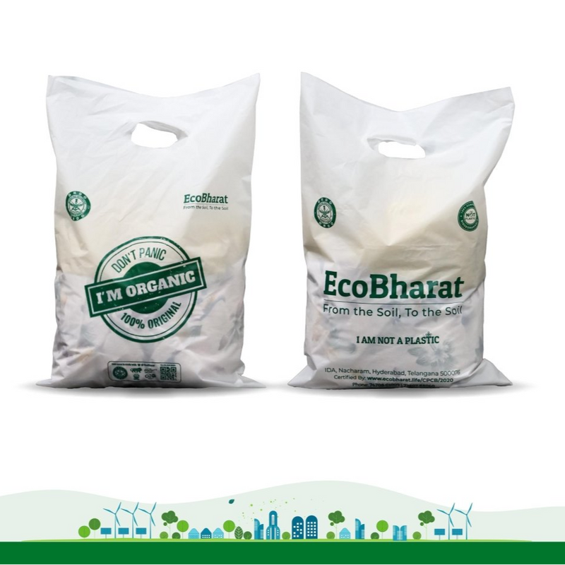 Biodegradable and Compostable D-cut Carry Bags | Multi purpose bags