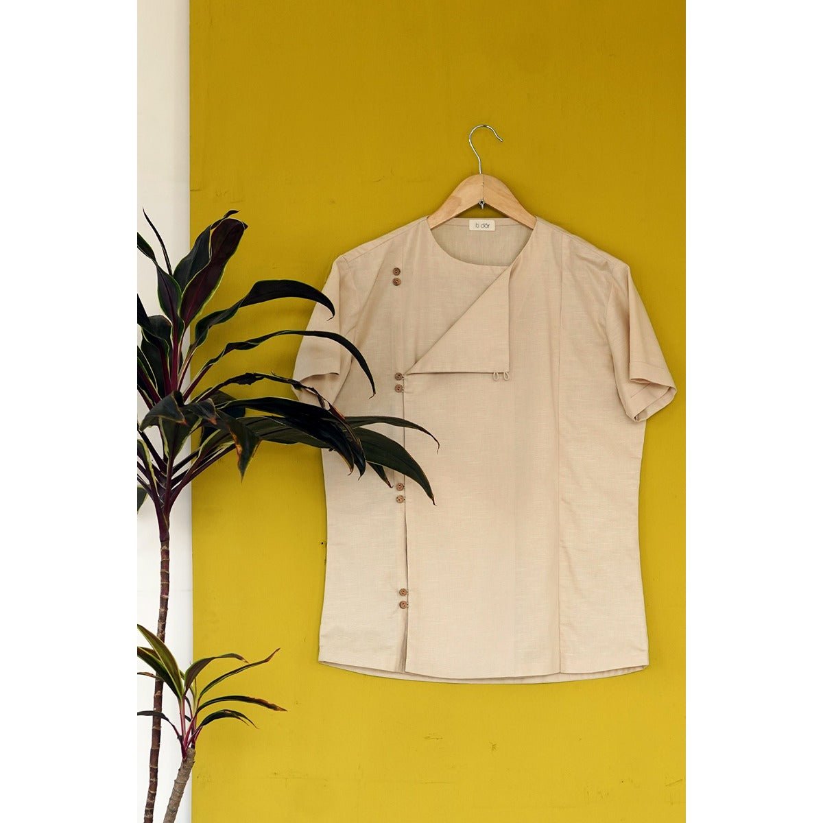 Birch Shirt - Front Diagonal Opening | Verified Sustainable by Brown Living™