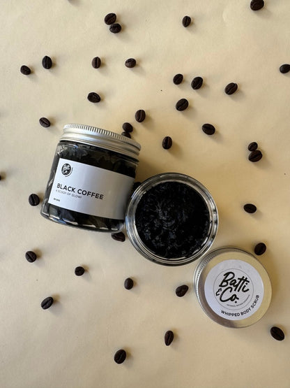 Black Coffee Whipped Body Scrub | Verified Sustainable by Brown Living™