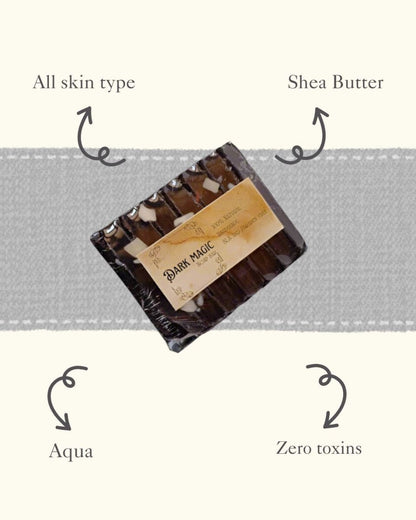 Black Moon Shea & Goat Milk Soap Bar 100 g – Body Soap by Sobek Naturals available on Brown Living™. Single Piece . SKU: SOB - SOAP - 115566. Img 10.