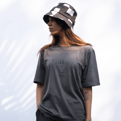 Black Organic Cotton Reversible Bucket Hat | Verified Sustainable by Brown Living™