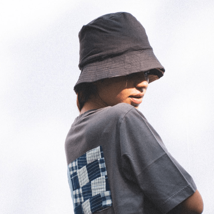 Black Organic Cotton Reversible Bucket Hat | Verified Sustainable by Brown Living™