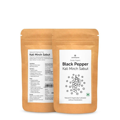 Black Pepper 100g - Organic, Natural Whole Spices – Seasonings & Spices on Brown Living™. SKU: 2HS_BPW - 1H. Img 5.