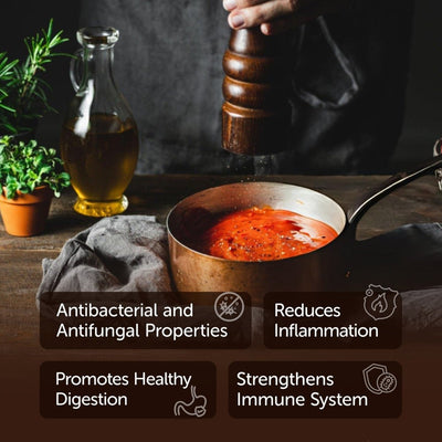 Black Pepper 100g - Organic, Natural Whole Spices – Seasonings & Spices on Brown Living™. SKU: 2HS_BPW - 1H. Img 4.