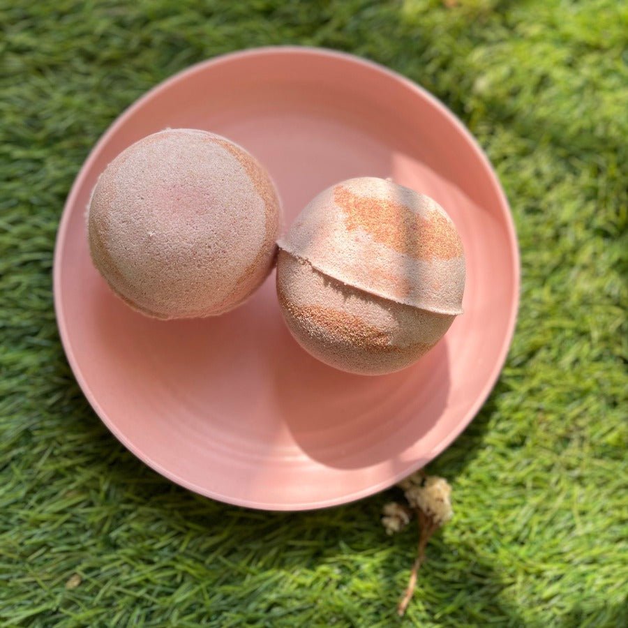 Blooming Rose & Peony Bath Bomb With Natural Clays | Verified Sustainable by Brown Living™