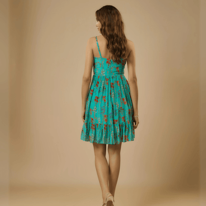 Blue Mini Dress – Playful & Trendy Short Dress for Any Occasion | Verified Sustainable by Brown Living™