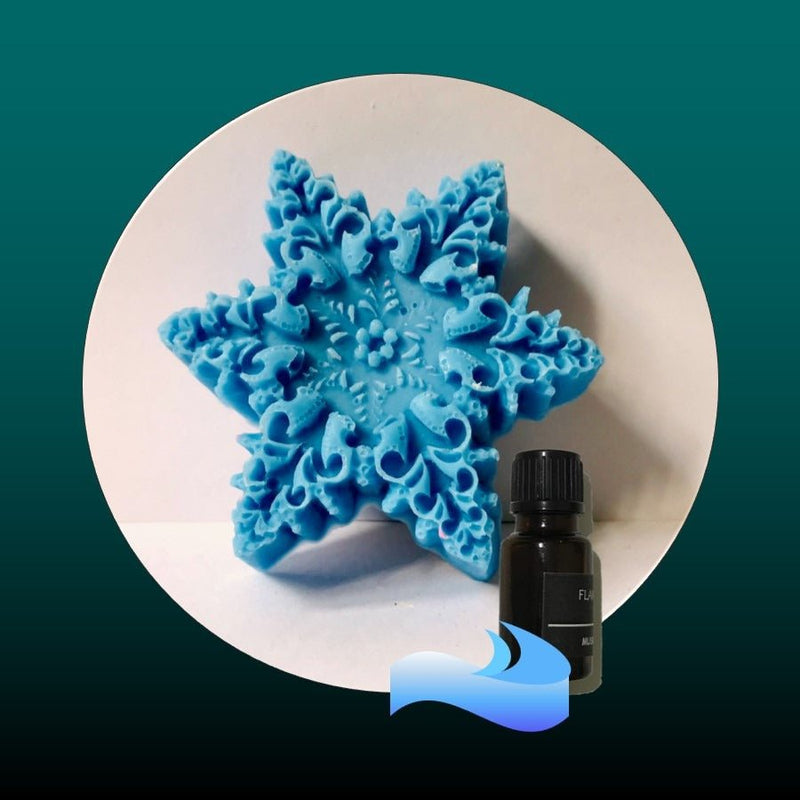 Blue Snowflake Wax Block Closet Freshener - Ocean Breeze Scent | Verified Sustainable by Brown Living™