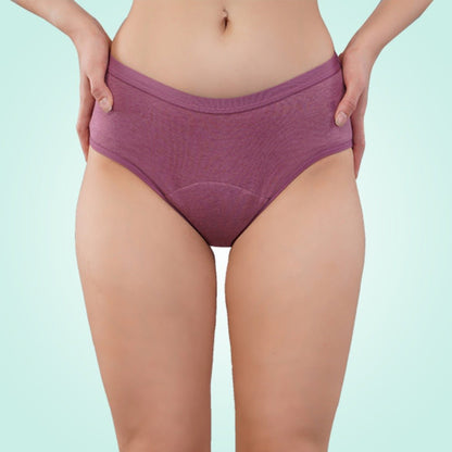 Blush Pink Cotton Period Panty (Hipster) (1 pc) | Verified Sustainable by Brown Living™