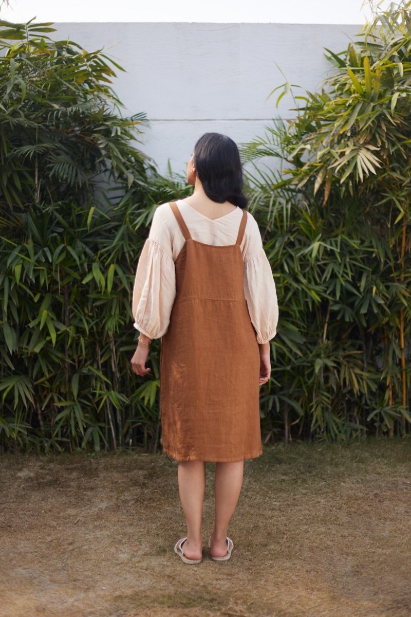 Borough Market Pinafore dress | Verified Sustainable by Brown Living™