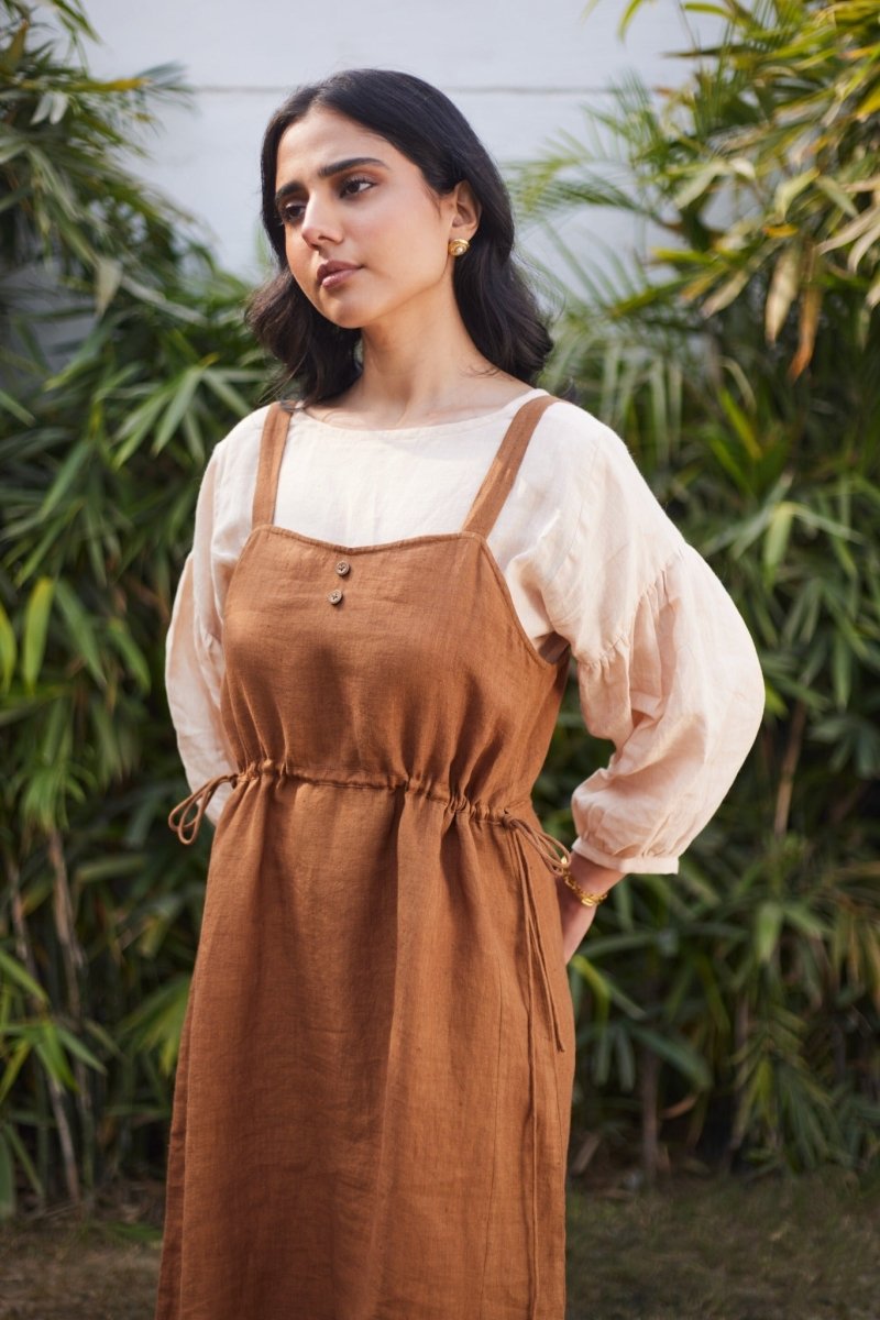 Borough Market Pinafore dress | Verified Sustainable by Brown Living™