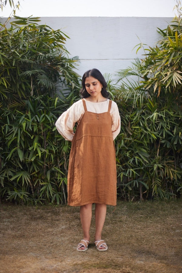 Borough Market Pinafore dress | Verified Sustainable by Brown Living™