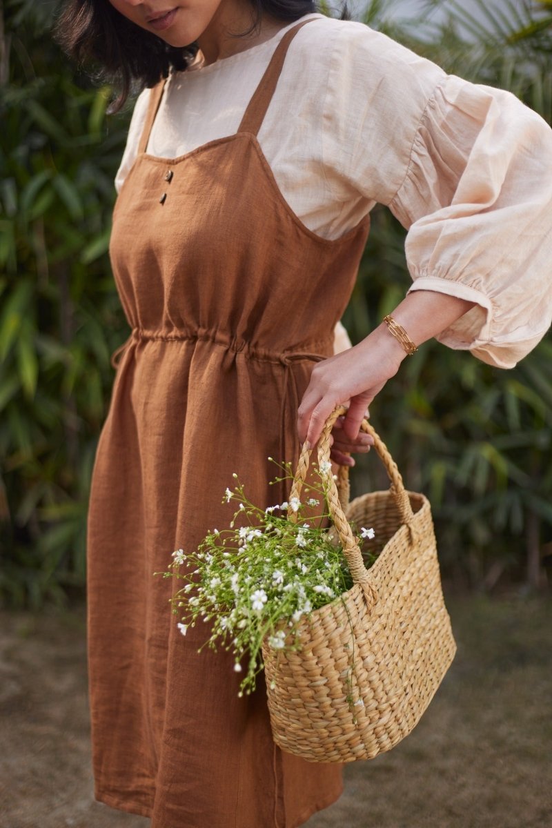 Borough Market Pinafore dress | Verified Sustainable by Brown Living™