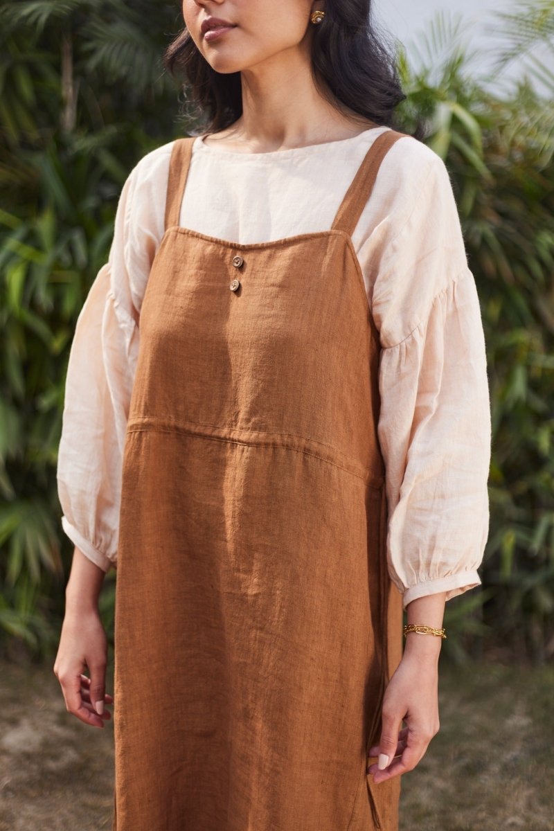 Borough Market Pinafore dress | Verified Sustainable by Brown Living™