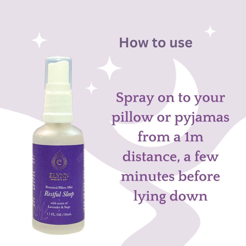 Botanical Pillow Spray Restful Sleep - 10ml | Verified Sustainable by Brown Living™