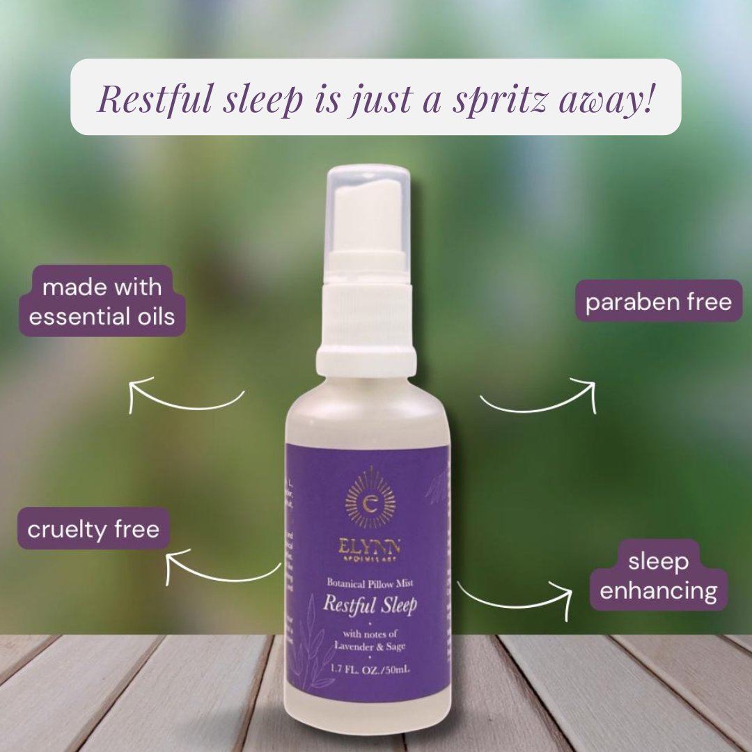 Botanical Pillow Spray Restful Sleep - 50ml | Verified Sustainable by Brown Living™