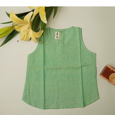 Breeze Belle Flare Top - Girls – Kids Tops on Brown Living™. SKU: SCGFT - 01. Img 1.