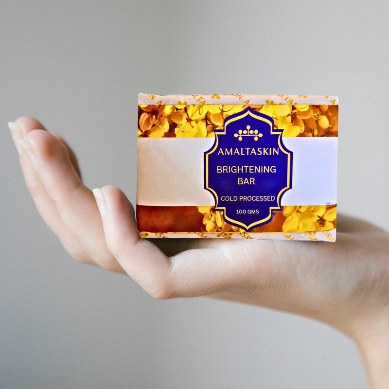 Brightening Bar: Amaltas + Turmeric Cold Processed Soap | Verified Sustainable by Brown Living™